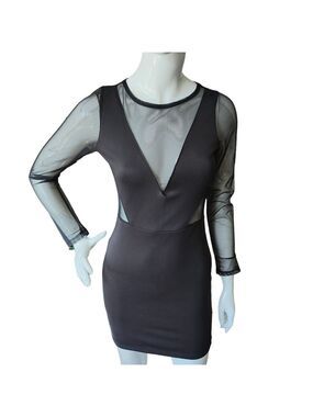 SIRENS Bodycon Cutout Y2K Little Black Dress Size XS